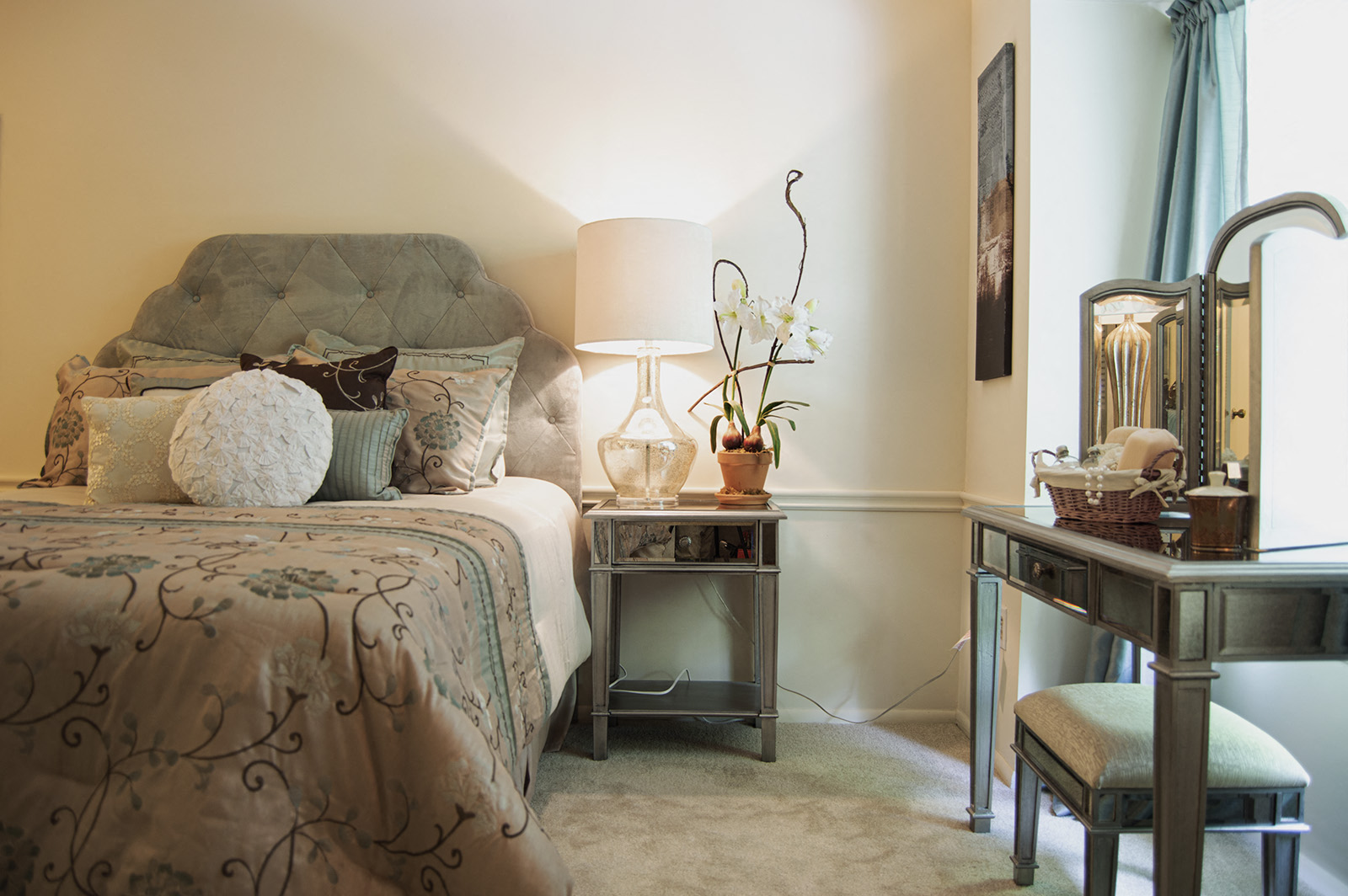 Bedroom corner at The Bluffs at Fairway Hills, Columbia, MD